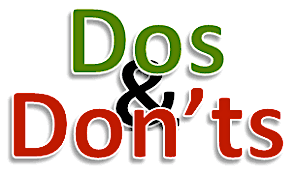 dos&amp;donts